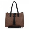 GEANȚĂ DE DAMĂ shopper bag Hernan maro pământiu HB0192-1